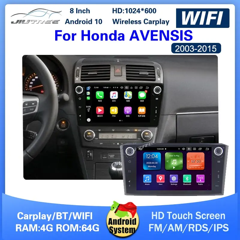 8 inch Android System Car Radio For Honda AVENSIS 2003-2015 GPS Navigation Car Radio Multimedia Player Carplay Video Audio Host
8 inch Android System Car Radio For Honda AVENSIS 2003-2015 GPS Navigation Car Radio Multimedia Player Carplay Video Audio Host