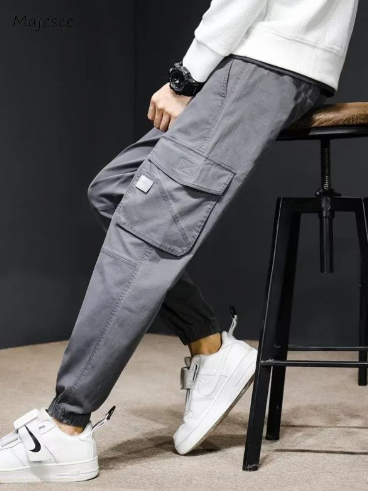 Autumn Casual Pants Men Loose Anti-winkle Multi Pockets Fashion All-match Ankle Length Korean Style Harajuku Males Trousers Chic
Autumn Casual Pants Men Loose Anti-winkle Multi Pockets Fashion All-match Ankle Length Korean Style Harajuku Males Trousers Chic
