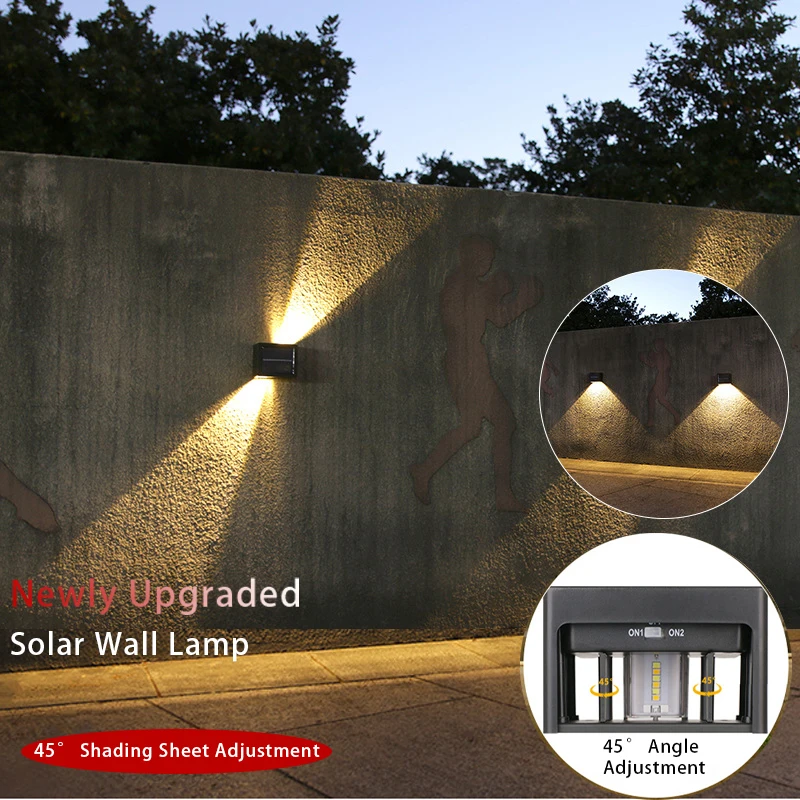 New Upgrade DIY Light Shape Solar Wall Light 3000K / 6000K 2 Color Temperature Switch Garden Light/garden Light/deck Light 4PCS
New Upgrade DIY Light Shape Solar Wall Light 3000K / 6000K 2 Color Temperature Switch Garden Light/garden Light/deck Light 4PCS