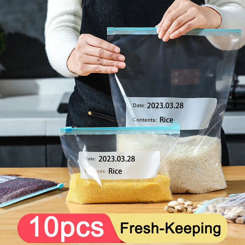 Zipper Bag Reusable Food For Fresh Food Bags Bags Storage Organizer Fruit Food Ziplock Bag Kitchen Vegetable Plastic Bag 10pcs
Zipper Bag Reusable Food For Fresh Food Bags Bags Storage Organizer Fruit Food Ziplock Bag Kitchen Vegetable Plastic Bag 10pcs