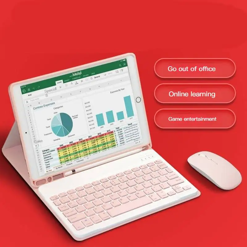 For iPad Keyboard and Mouse Case Wireless Bluetooth Keyboard Teclado for iPad Xiaomi Samsung Huawei Tablet Android IOS Windows
For iPad Keyboard and Mouse Case Wireless Bluetooth Keyboard Teclado for iPad Xiaomi Samsung Huawei Tablet Android IOS Windows