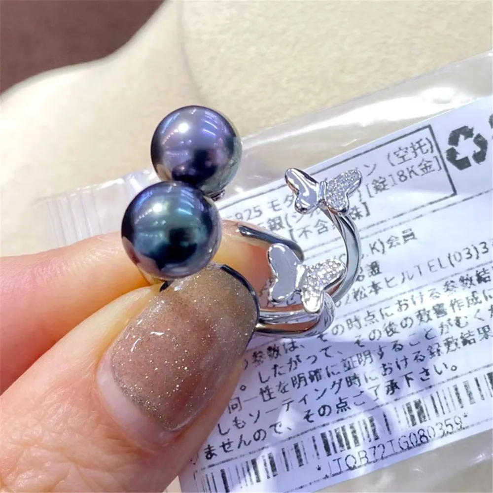 DIY Pearl Ring Settings S925 sterling silver accessories K gold ring silver holder suitable for mounting 7-10mm beads
DIY Pearl Ring Settings S925 sterling silver accessories K gold ring silver holder suitable for mounting 7-10mm beads