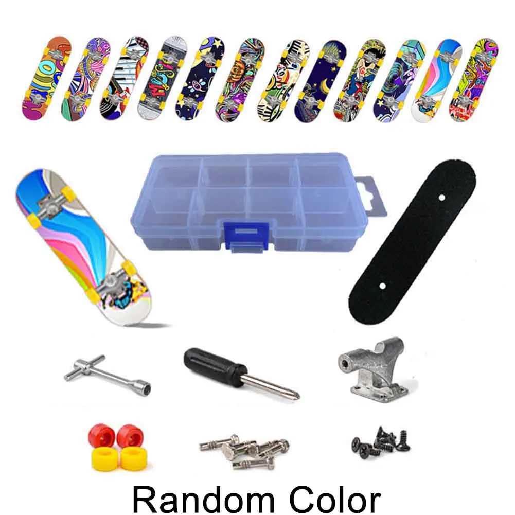 Plastic Mini Finger Skating Board Table Ornaments DIY Handmade Fingerboard Skateboard Toys Children Gifts Random Pattern
Plastic Mini Finger Skating Board Table Ornaments DIY Handmade Fingerboard Skateboard Toys Children Gifts Random Pattern