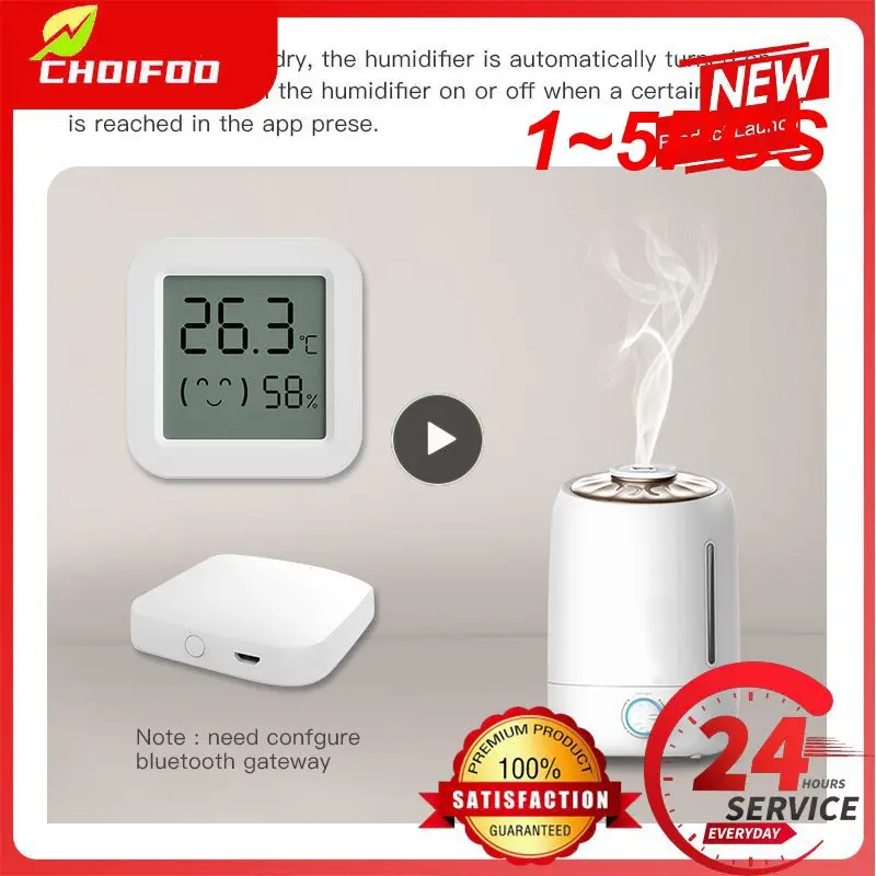1~5PCS Tuya Temperature Humidity Sensor Mini LCD Digital Display Compatible with APP Remote Control Thermometer
1~5PCS Tuya Temperature Humidity Sensor Mini LCD Digital Display Compatible with APP Remote Control Thermometer