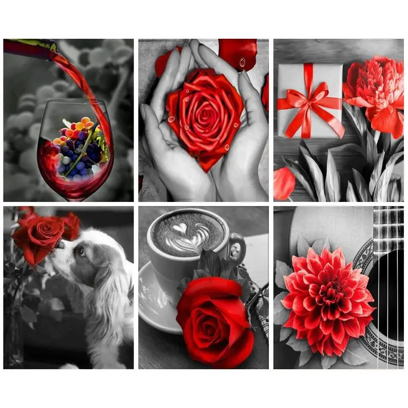 GATYZTORY Oil Painting By Numbers Red Black Landscape Drawing On Canvas Handpainted Art Diy Acrylic Paint Flowers Kits Home Deco
GATYZTORY Oil Painting By Numbers Red Black Landscape Drawing On Canvas Handpainted Art Diy Acrylic Paint Flowers Kits Home Deco