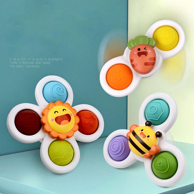 3pc Boy Children Bathing Sucker Spinner Suction Cup Animal Swimming Toy Baby Bath Toys For Kids Funny Child Rattles Teether
3pc Boy Children Bathing Sucker Spinner Suction Cup Animal Swimming Toy Baby Bath Toys For Kids Funny Child Rattles Teether