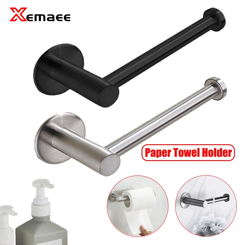 Bathroom Wall Mounted Toilet Paper Holder Stainless Steel Bathroom Kitchen Roll Paper Accessories Paper Towel Accessories Holder
Bathroom Wall Mounted Toilet Paper Holder Stainless Steel Bathroom Kitchen Roll Paper Accessories Paper Towel Accessories Holder