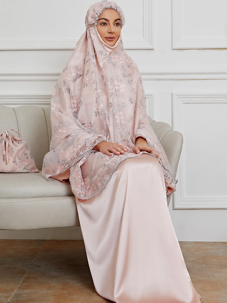 Ramadan Eid Mubarak Pink Niqab Turkey Islam Khimar Muslim 3 Piece Abaya Set Dress Prayer Clothes Women Ensemble Femme Musulmane
Ramadan Eid Mubarak Pink Niqab Turkey Islam Khimar Muslim 3 Piece Abaya Set Dress Prayer Clothes Women Ensemble Femme Musulmane