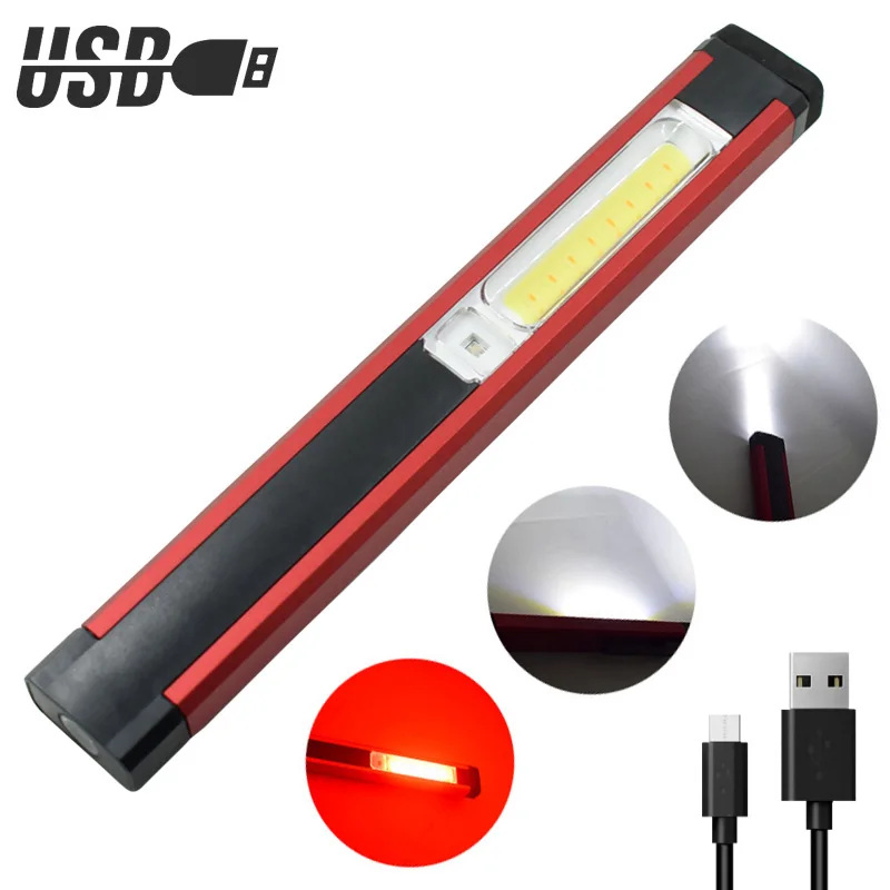 Portable 4 /5 Modes COB Flashlight Magnetic UV Torch USB Rechargeable LED Work Light XPE Hanging Hook Lamp Outdoor Camping
Portable 4 /5 Modes COB Flashlight Magnetic UV Torch USB Rechargeable LED Work Light XPE Hanging Hook Lamp Outdoor Camping