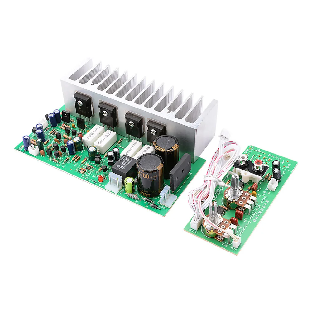 A1695 C4467 350W High Power Subwoofer Amplifier Board Woofer Audio Stereo Amplifier for DIY Speaker Dual AC24V-28V
A1695 C4467 350W High Power Subwoofer Amplifier Board Woofer Audio Stereo Amplifier for DIY Speaker Dual AC24V-28V