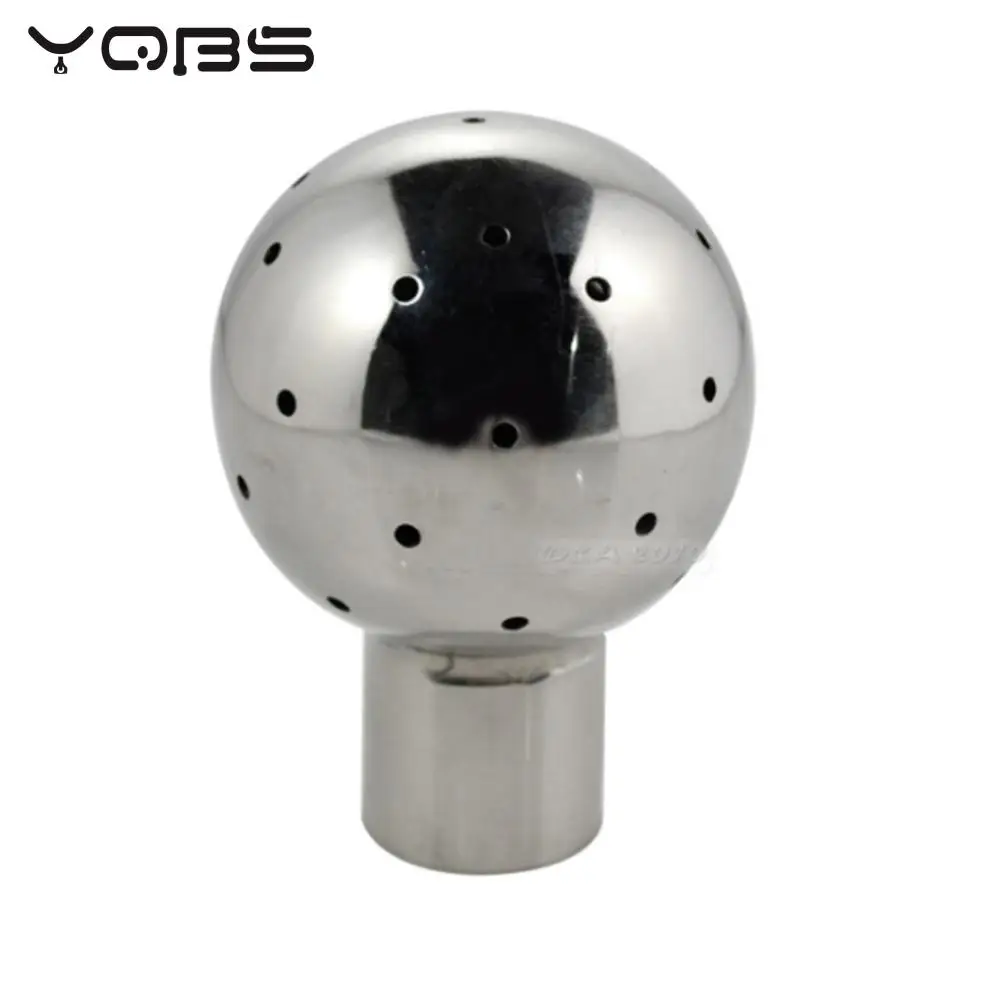 YQBS 3/4"-3-1/2" Stainless Steel SUS SS304 Pipe To Ball Sanitary Cleaning Spray Ball
YQBS 3/4"-3-1/2" Stainless Steel SUS SS304 Pipe To Ball Sanitary Cleaning Spray Ball