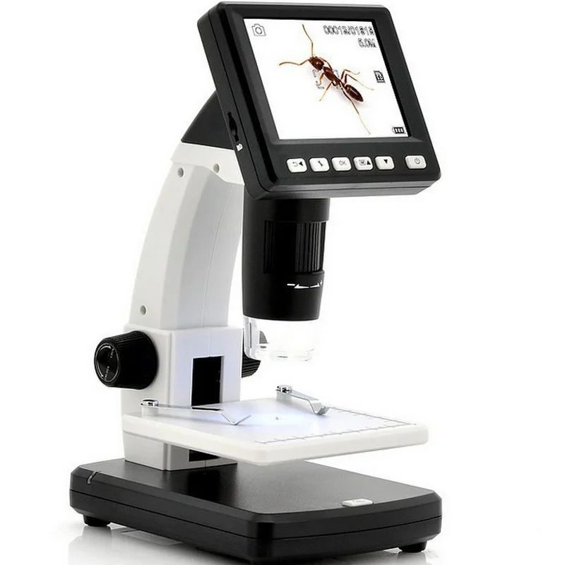Digital Electron Microscope 3.5 inch LCD Digital 500x Microscope with Camera Button 8 LED Photoelectron Microscope 1pc 3.7V
Digital Electron Microscope 3.5 inch LCD Digital 500x Microscope with Camera Button 8 LED Photoelectron Microscope 1pc 3.7V