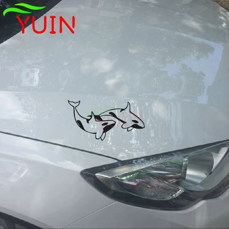 YUIN Car Sticker Motorcycle Decals Orcas Killer Whales Creative PVC Window Bbmper Decorative Accessories Waterproof Decal 8*4cm
YUIN Car Sticker Motorcycle Decals Orcas Killer Whales Creative PVC Window Bbmper Decorative Accessories Waterproof Decal 8*4cm