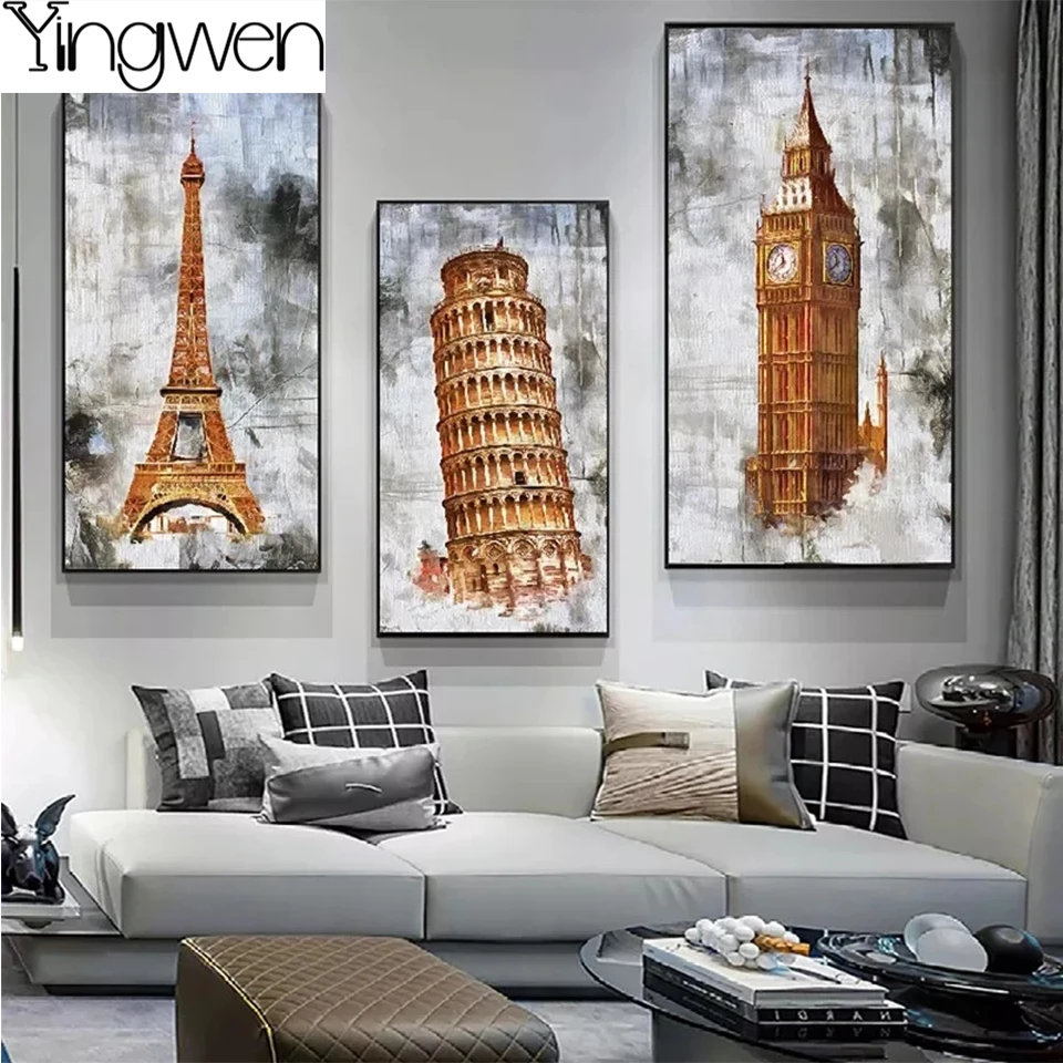 World City 5D DIY Diamond Painting Paris Eiffel Tower London New York Full Diamond Mosaic Art Picture Landscape Home Decor Gift
World City 5D DIY Diamond Painting Paris Eiffel Tower London New York Full Diamond Mosaic Art Picture Landscape Home Decor Gift