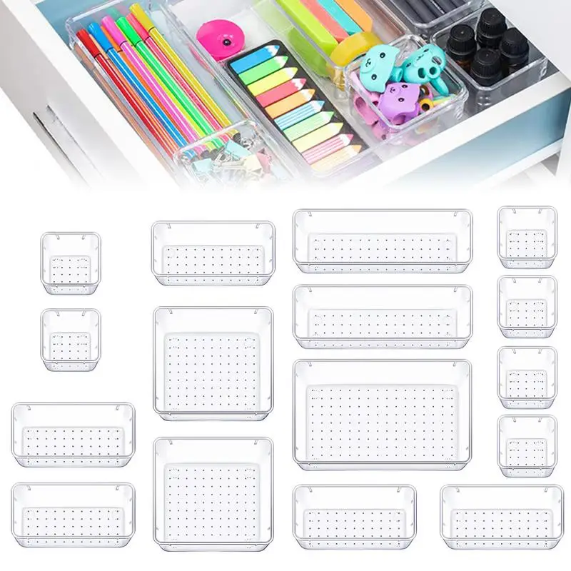 10PC Clear Drawer Organizer Transparent Drawer Divider Storage Box Bins Case For Utensil Cosmetic Groceries Kitchen Tableware
10PC Clear Drawer Organizer Transparent Drawer Divider Storage Box Bins Case For Utensil Cosmetic Groceries Kitchen Tableware