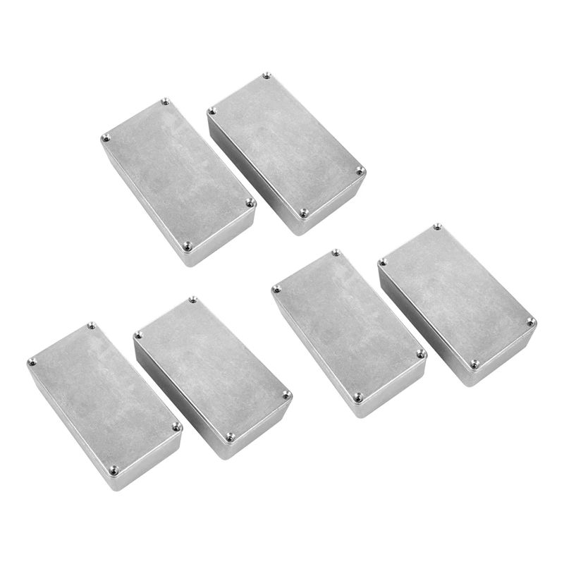 6Pcs 125B/1590N1 Aluminum Case Guitar Stompbox&Pedal Enclosure For Guitar Effect Pedal Project
6Pcs 125B/1590N1 Aluminum Case Guitar Stompbox&Pedal Enclosure For Guitar Effect Pedal Project