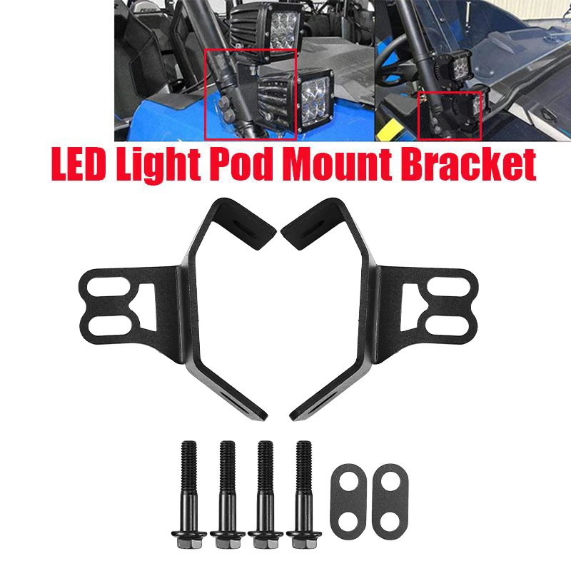 A Pillar Dual LED Light Pod Mount Bracket for Polaris RZR XP 900 570 800 2014-19
A Pillar Dual LED Light Pod Mount Bracket for Polaris RZR XP 900 570 800 2014-19