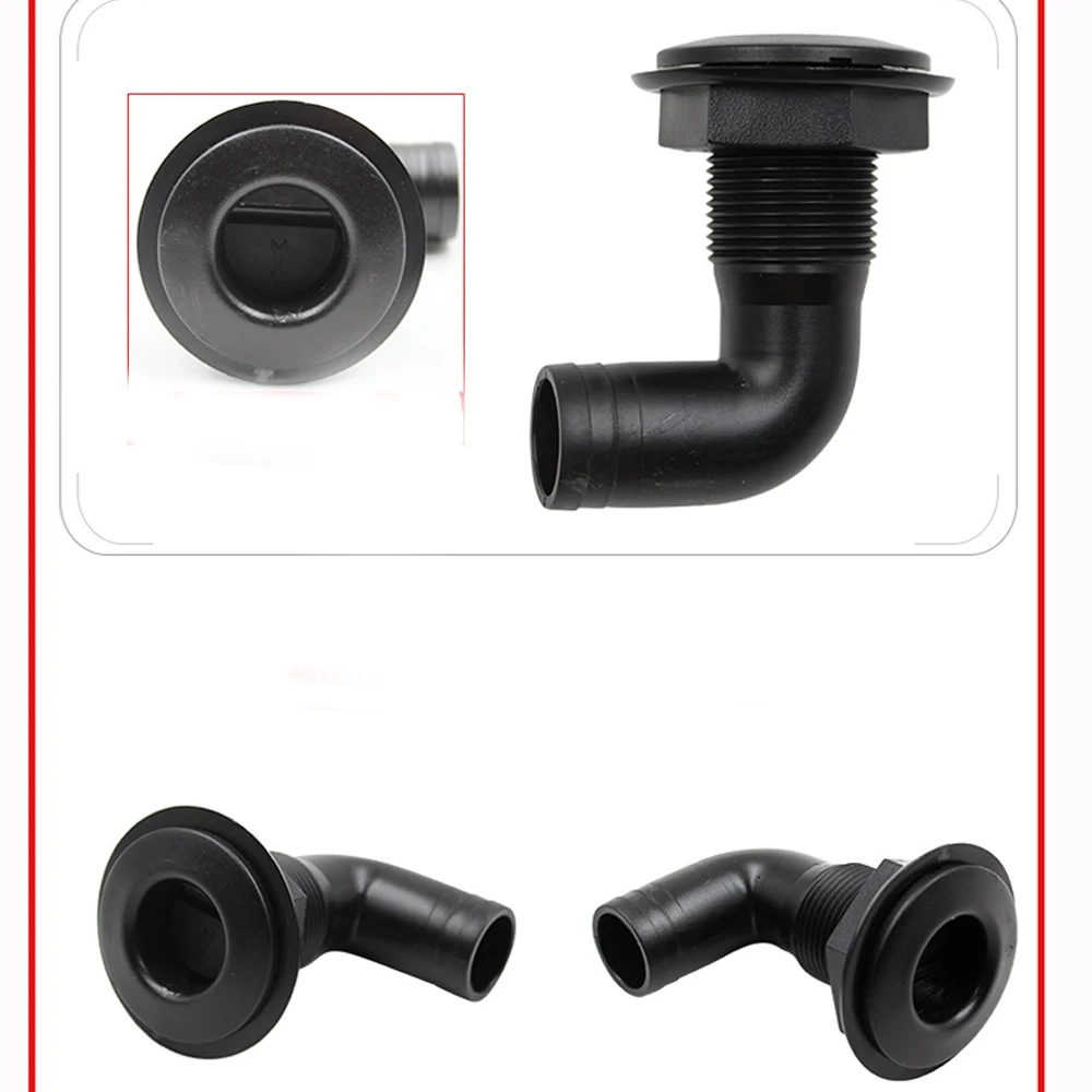 1-1/4 Inch One Nut Plastic 90 Degree Thru-Hull Bilge Pump Hose Fitting For Boats Marine Yacht Accessories
1-1/4 Inch One Nut Plastic 90 Degree Thru-Hull Bilge Pump Hose Fitting For Boats Marine Yacht Accessories