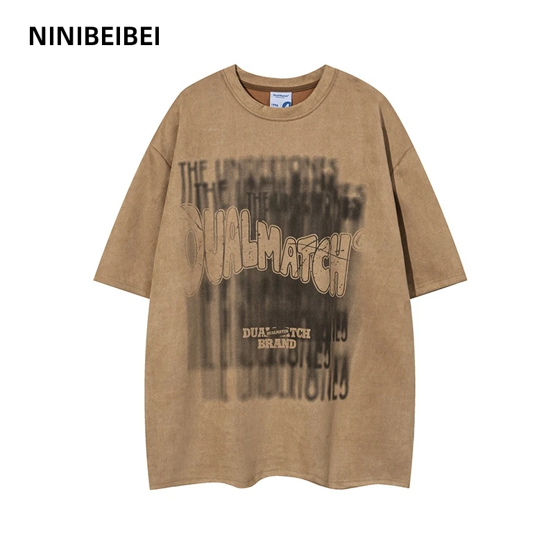 Retro T-shirt Oversized Short Sleeve Letter T-shirts Man Free Shipping Cotton Streetwear Harajuku Fugees Men's Clothing Kanye
Retro T-shirt Oversized Short Sleeve Letter T-shirts Man Free Shipping Cotton Streetwear Harajuku Fugees Men's Clothing Kanye