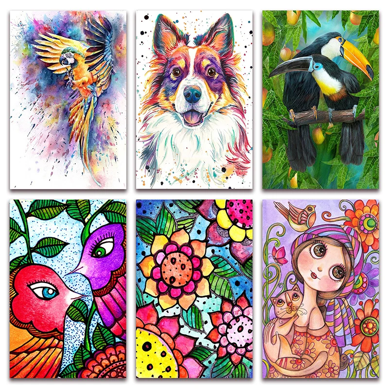 New Full Diamond painting mosaic embroidery Parrot Dog Flower Girl Dog Bear Mouse Bird Fox Beauty Cross stitch Home decor E192
New Full Diamond painting mosaic embroidery Parrot Dog Flower Girl Dog Bear Mouse Bird Fox Beauty Cross stitch Home decor E192