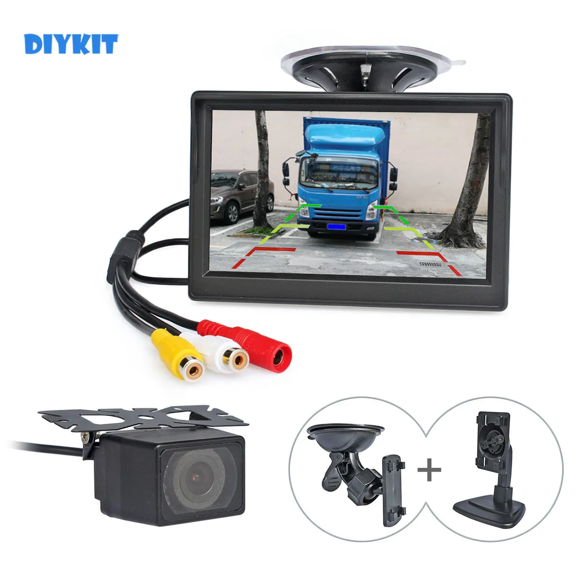 DIYKIT 5" TFT LCD HD Car Monitor + IR Night Vision Rear View LED Car Camera Parking System Car Charger
DIYKIT 5" TFT LCD HD Car Monitor + IR Night Vision Rear View LED Car Camera Parking System Car Charger