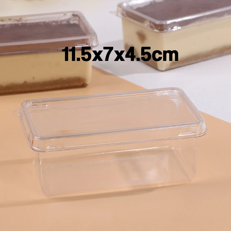 Прозрачные квадратные коробки для торта, 50 штук 
Прозрачные квадратные коробки для торта, 50 штук