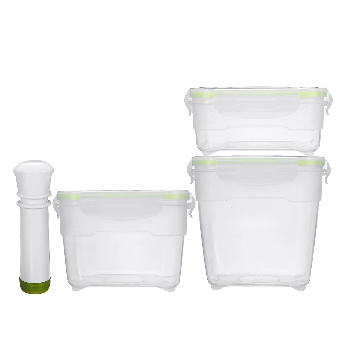 3 Size 4Pcs New Plastic Vacuum Container Sealed and insulated vacuum fresh-keeping box Food Saver-Storage Containers With Pump
3 Size 4Pcs New Plastic Vacuum Container Sealed and insulated vacuum fresh-keeping box Food Saver-Storage Containers With Pump