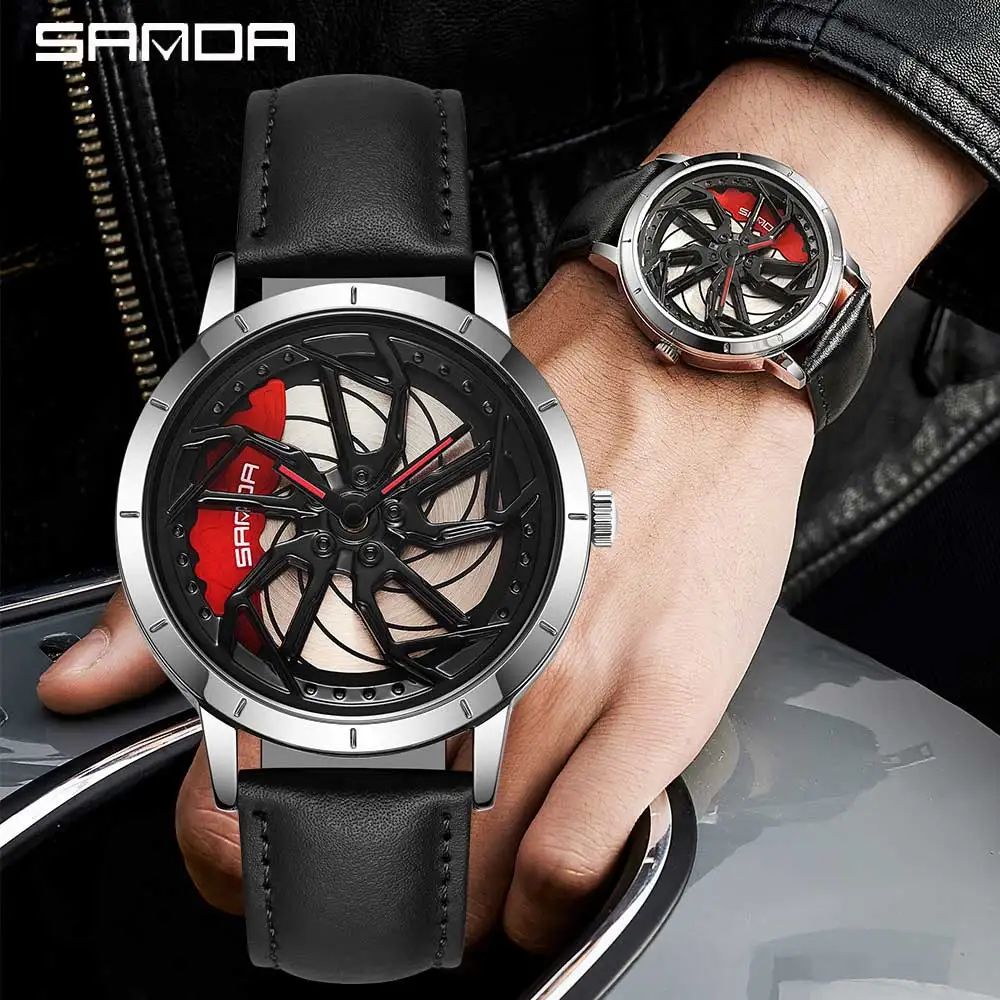 Mens Watch Luxury 360 Rotating Car Wheel Dial Men Stainless Steel WristWatch Men's Casual Waterproof Quartz Watches Relogio
Mens Watch Luxury 360 Rotating Car Wheel Dial Men Stainless Steel WristWatch Men's Casual Waterproof Quartz Watches Relogio