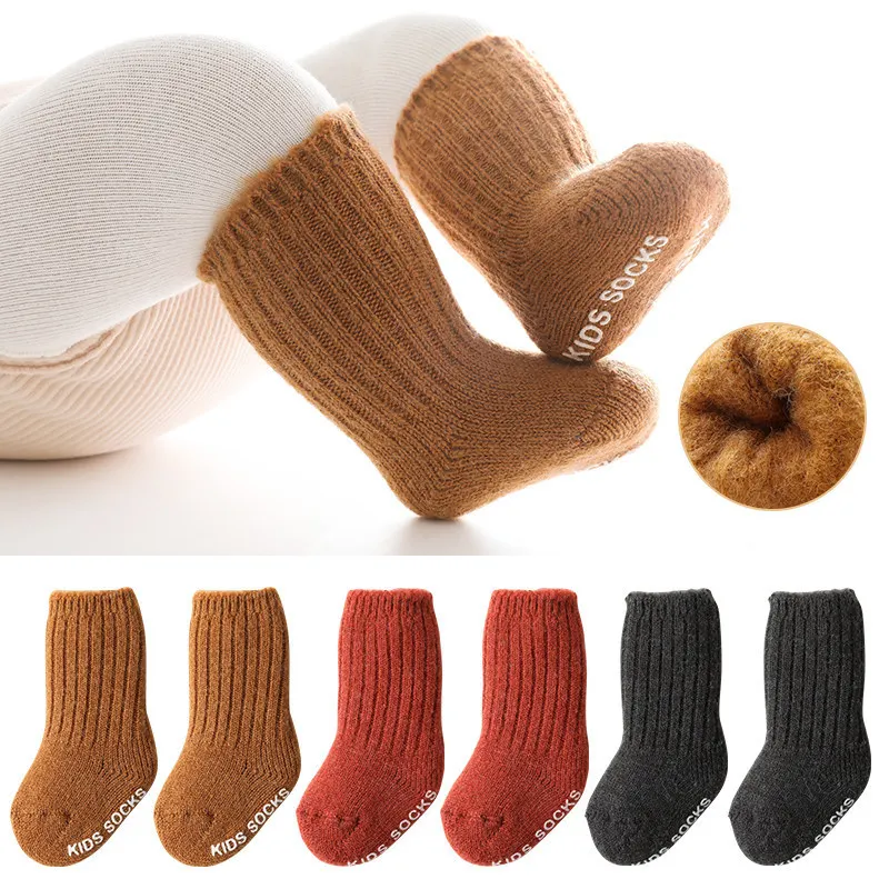Baby Socks Winter Children Keep Warm Wool Velvet Thick Newborn Toddler Anti-slip Floor Sock Clothes Accessories Wear Antiskid
Baby Socks Winter Children Keep Warm Wool Velvet Thick Newborn Toddler Anti-slip Floor Sock Clothes Accessories Wear Antiskid