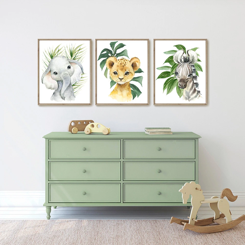 Baby Room Animal Wall Posters Forest Elephant Zebra Lion Wall Art Prints Posters on The Wall Poster Canvas Picture Deco Mural
Baby Room Animal Wall Posters Forest Elephant Zebra Lion Wall Art Prints Posters on The Wall Poster Canvas Picture Deco Mural