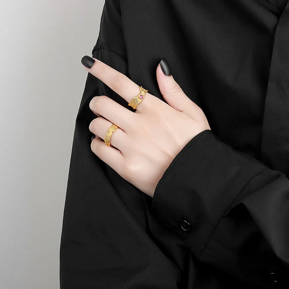 New Irregular Texture Zircon Rings For Women Personalized Geometric Diamond Inlay Open Ring Jewelry Gift Wholesale
New Irregular Texture Zircon Rings For Women Personalized Geometric Diamond Inlay Open Ring Jewelry Gift Wholesale