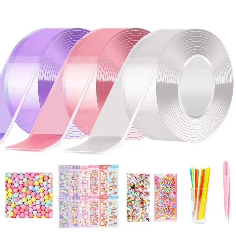 Nano Bubble Tape Toy Nano Tape Toy For Blowing Bubbles Multi-Purpose PET Material DIY Craft Pinch Toy For School Home Travel And
Nano Bubble Tape Toy Nano Tape Toy For Blowing Bubbles Multi-Purpose PET Material DIY Craft Pinch Toy For School Home Travel And