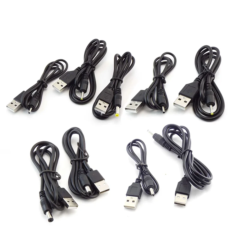 Type A USB Male Port To DC 5V 2.0*0.6mm 2.5*0.7mm 3.5*1.35mm 4.0*1.7mm 5.5*2.1mm 5.5*2.5mm Plug Jack Power Cable Connector
Type A USB Male Port To DC 5V 2.0*0.6mm 2.5*0.7mm 3.5*1.35mm 4.0*1.7mm 5.5*2.1mm 5.5*2.5mm Plug Jack Power Cable Connector