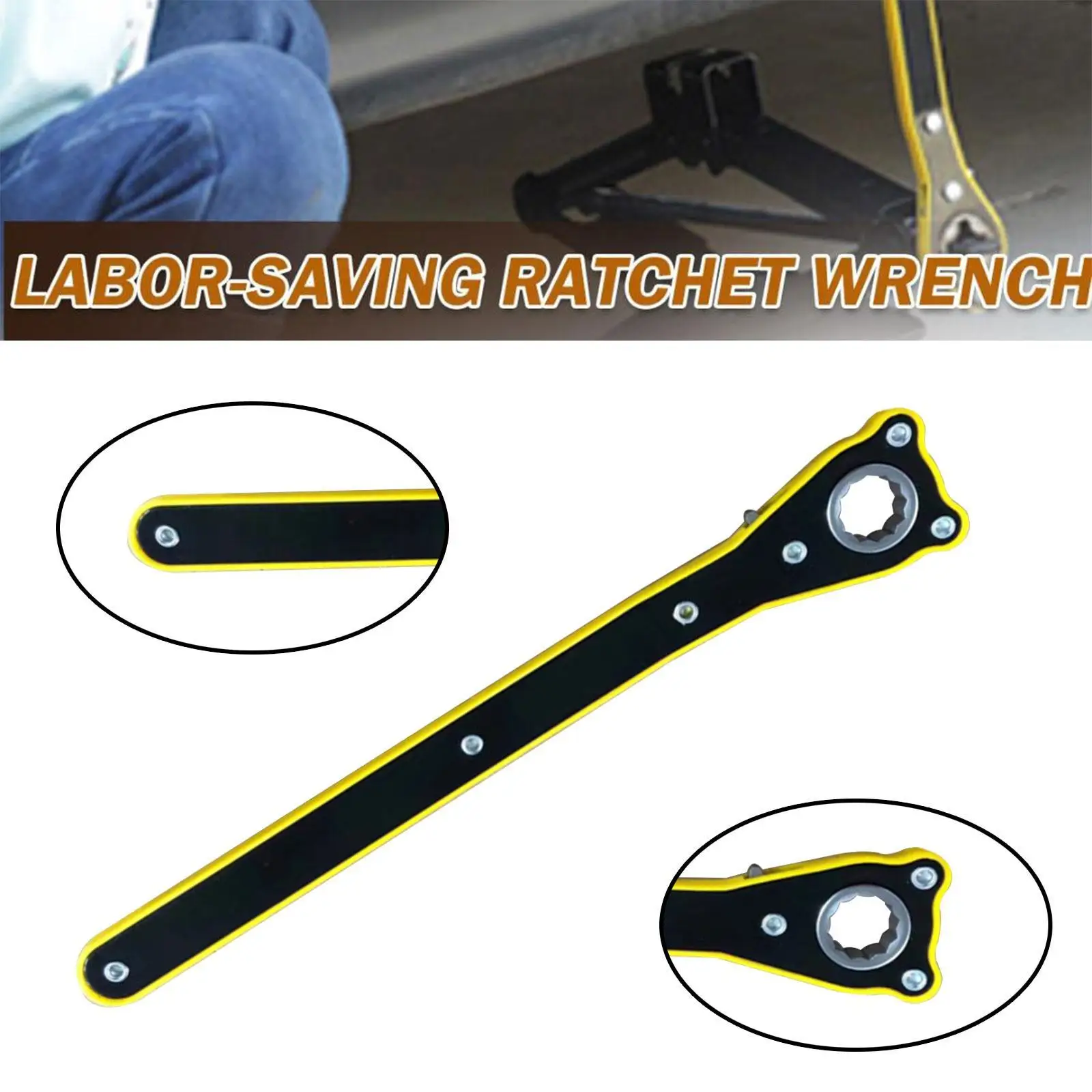 Labor-saving Jack Ratchet Wrench Scissor Jack Garage Tire Wheel Lug Wrench Handle Labor-saving Wrench Phillips Wrench
Labor-saving Jack Ratchet Wrench Scissor Jack Garage Tire Wheel Lug Wrench Handle Labor-saving Wrench Phillips Wrench