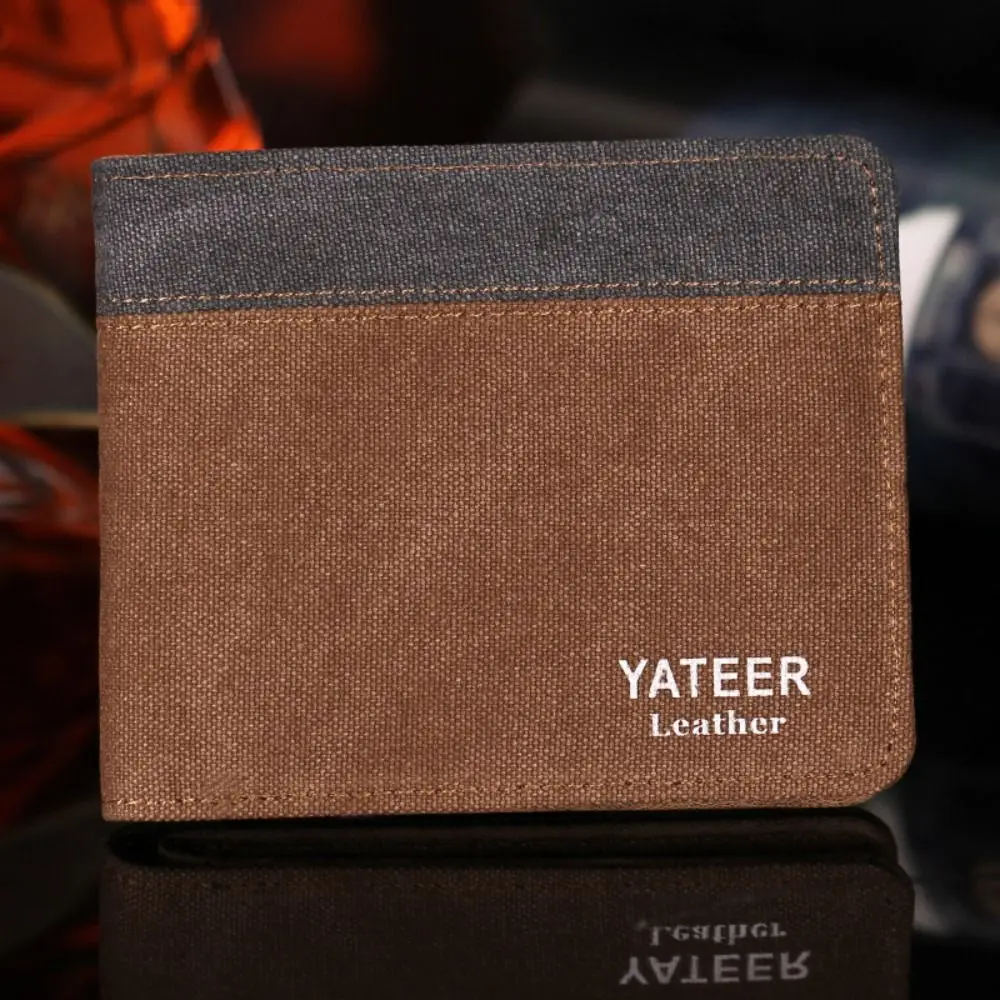 Korean Style Urban Recreational 2 Fold Wallets High Quality Male Short Purse Multifunctional Contracted Coin Purse
Korean Style Urban Recreational 2 Fold Wallets High Quality Male Short Purse Multifunctional Contracted Coin Purse