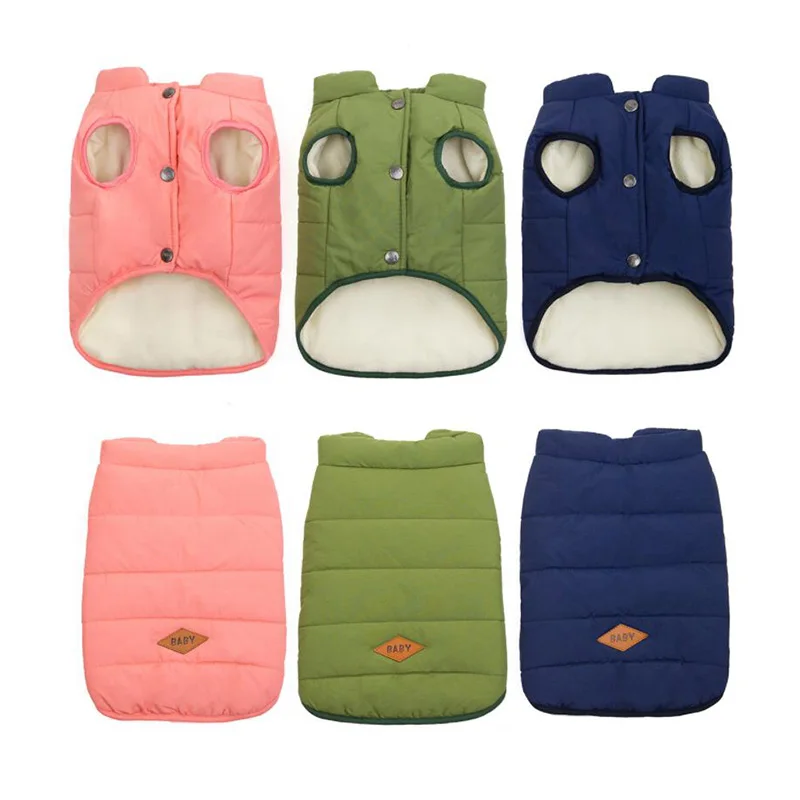 Winter Warm Dog Clothes Thickened Cotton Dog Jacket For Small Medium Dogs Pug Vest French Bulldog Clothing Windproof Pet Costume
Winter Warm Dog Clothes Thickened Cotton Dog Jacket For Small Medium Dogs Pug Vest French Bulldog Clothing Windproof Pet Costume