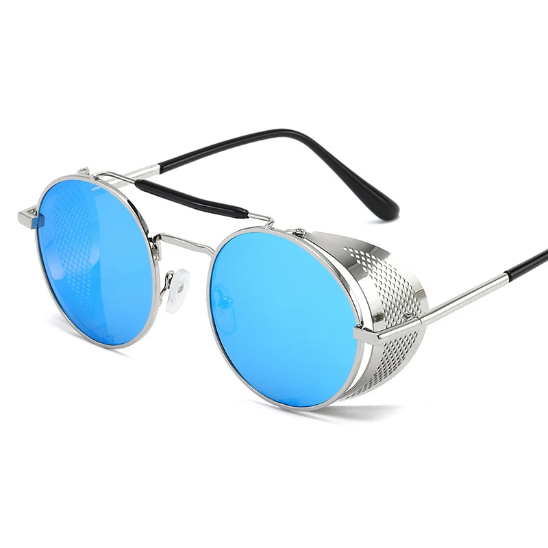 Retro Steampunk Sunglasses Men Women Double Bridge Alloy Sun Glasses Fashion Round Uv400 Protective Glasses Multicolor
Retro Steampunk Sunglasses Men Women Double Bridge Alloy Sun Glasses Fashion Round Uv400 Protective Glasses Multicolor
