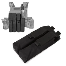 Tactical Double Magazine P90 Double Mag Pouch Holder Molle AEG Hunting Airsoft Military OD storage bag