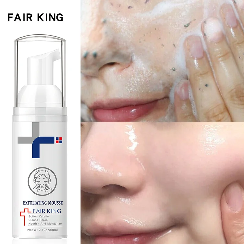 FAIR KING Facial Exfoliating Mousse Peeling Gel Face Scrub Deep Remove Cleaning Smooth Moisturizing Skin Exfoliator Cream 60ml
FAIR KING Facial Exfoliating Mousse Peeling Gel Face Scrub Deep Remove Cleaning Smooth Moisturizing Skin Exfoliator Cream 60ml
