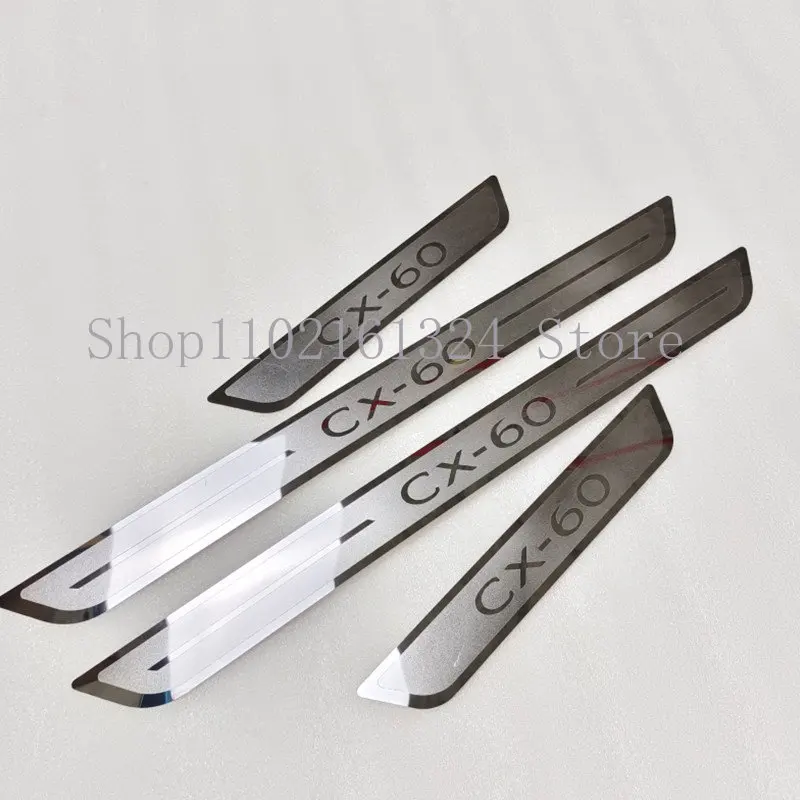 For Mazda CX-60 2022 2023 2024 Door Sill Scuff Plate Guard Stainless Steel Kick Pedal Sticker Car Styling Accessories
For Mazda CX-60 2022 2023 2024 Door Sill Scuff Plate Guard Stainless Steel Kick Pedal Sticker Car Styling Accessories