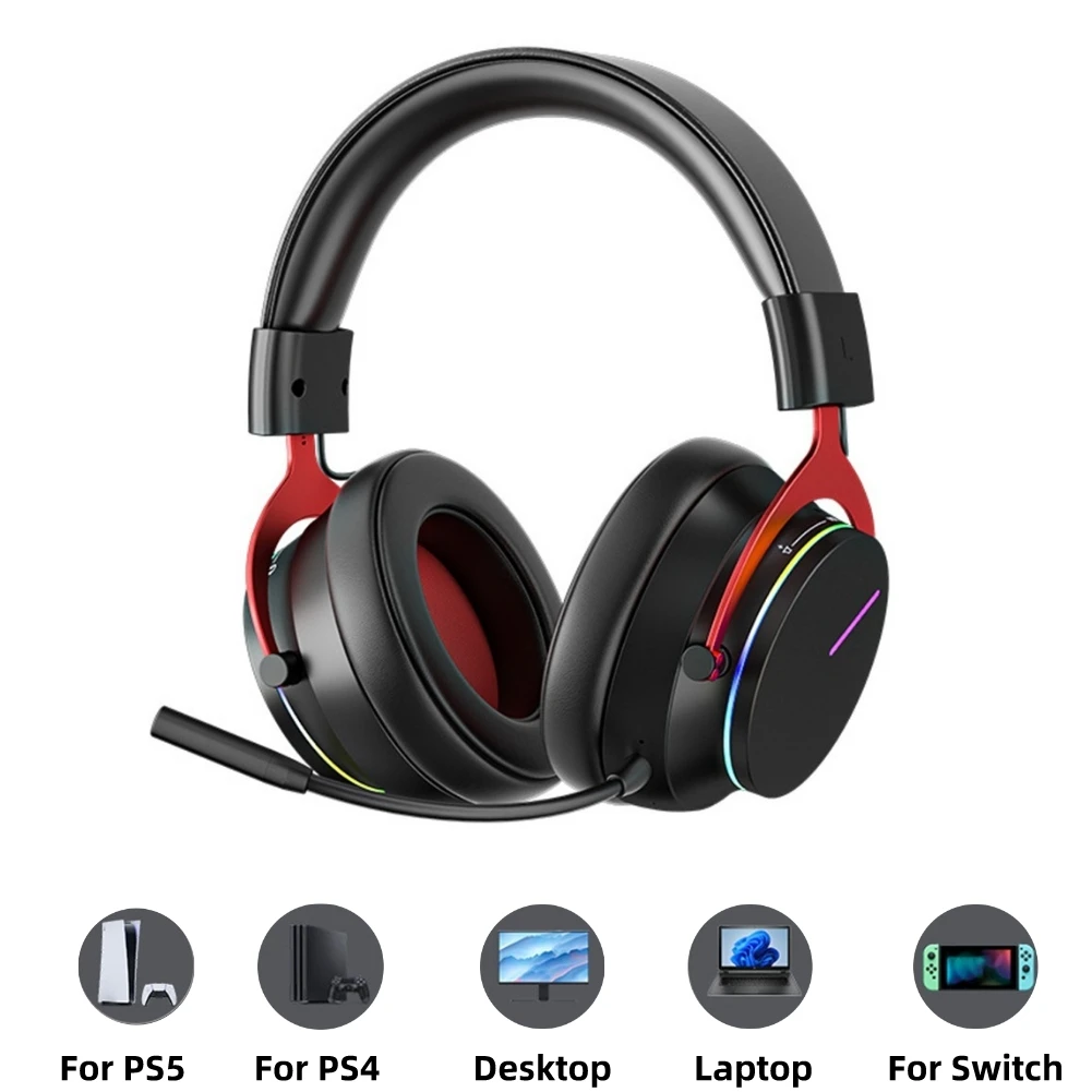 Беспроводные Игровые наушники для PS5, Bluetooth-наушники RGB, наушники со встроенным микрофоном для PS4/переключатель для ПК/сотовых телефонов/ТВ
Беспроводные Игровые наушники для PS5, Bluetooth-наушники RGB, наушники со встроенным микрофоном для PS4/переключатель для ПК/сотовых телефонов/ТВ