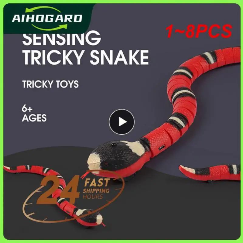 1~8PCS Smart Sensing Interactive Cat Toys Automatic Eletronic Snake Cat Teasering Play USB Rechargeable Kitten Toys for Cats
1~8PCS Smart Sensing Interactive Cat Toys Automatic Eletronic Snake Cat Teasering Play USB Rechargeable Kitten Toys for Cats