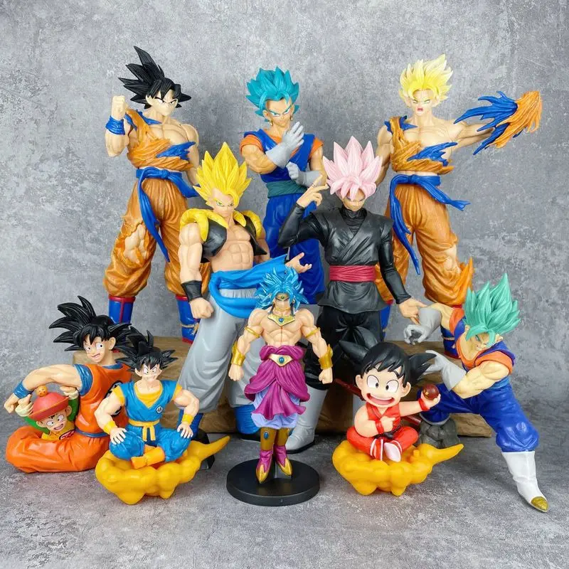 Dragon Ball ручной работы аниме Sun Wukong Beijit Saiyan Wujita модель орнамент модная игровая