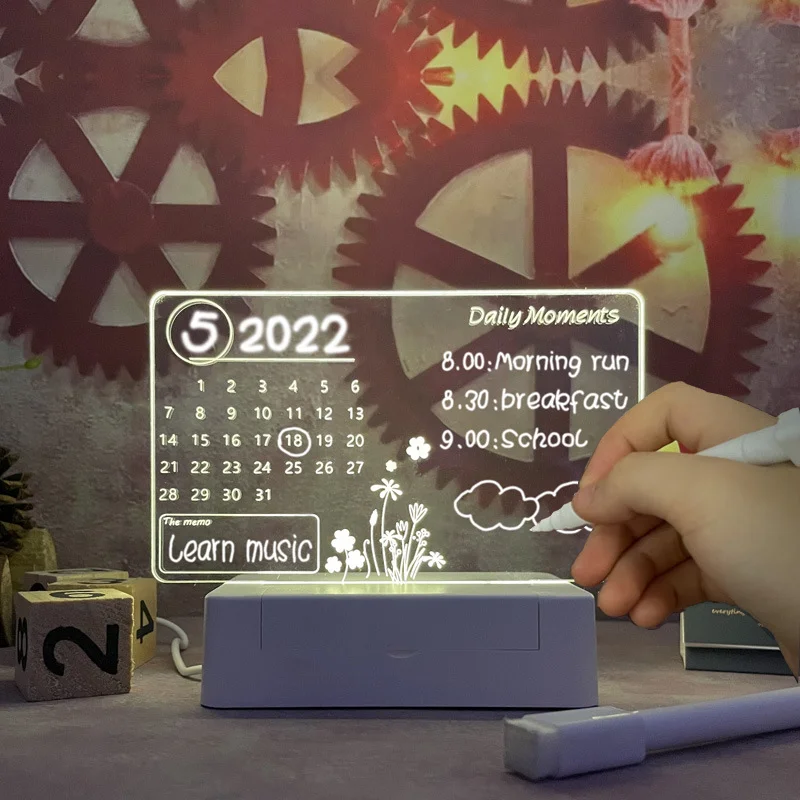 New Night Light Note Board Led Night Light USB Message Board Holiday Lighting Christmas Decoration Gift Children's Bedside Lamp
New Night Light Note Board Led Night Light USB Message Board Holiday Lighting Christmas Decoration Gift Children's Bedside Lamp
