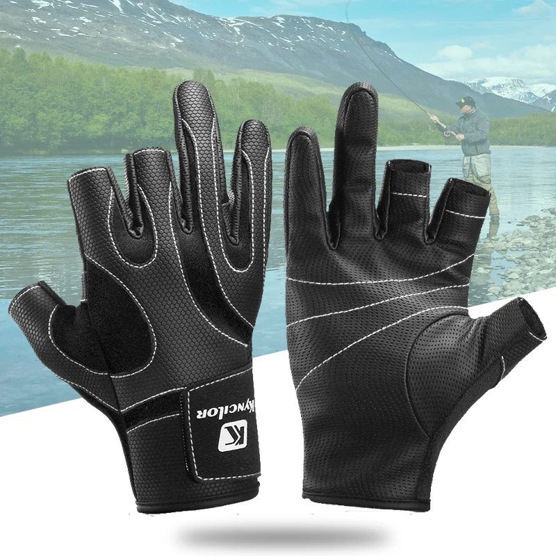Outdoor Three-Finger Fishing Gloves Men Women Anti-Slip Sports Mittens Bike Riding Camping Hiking Fishing Huting Gloves
Outdoor Three-Finger Fishing Gloves Men Women Anti-Slip Sports Mittens Bike Riding Camping Hiking Fishing Huting Gloves