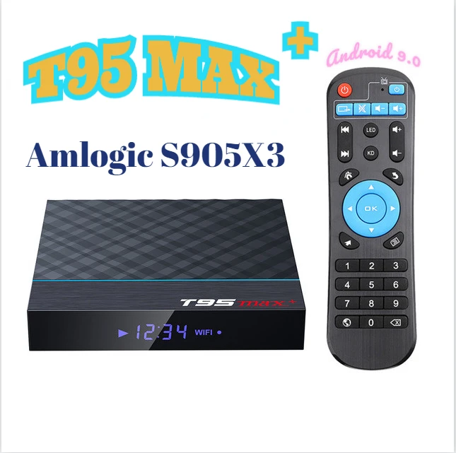 ТВ-приставка T95 MAX Plus, Android 9, Amlogic S905X3, 2 + 16/4/32/64 ГБ, 2022 ГГц
ТВ-приставка T95 MAX Plus, Android 9, Amlogic S905X3, 2 + 16/4/32/64 ГБ, 2022 ГГц