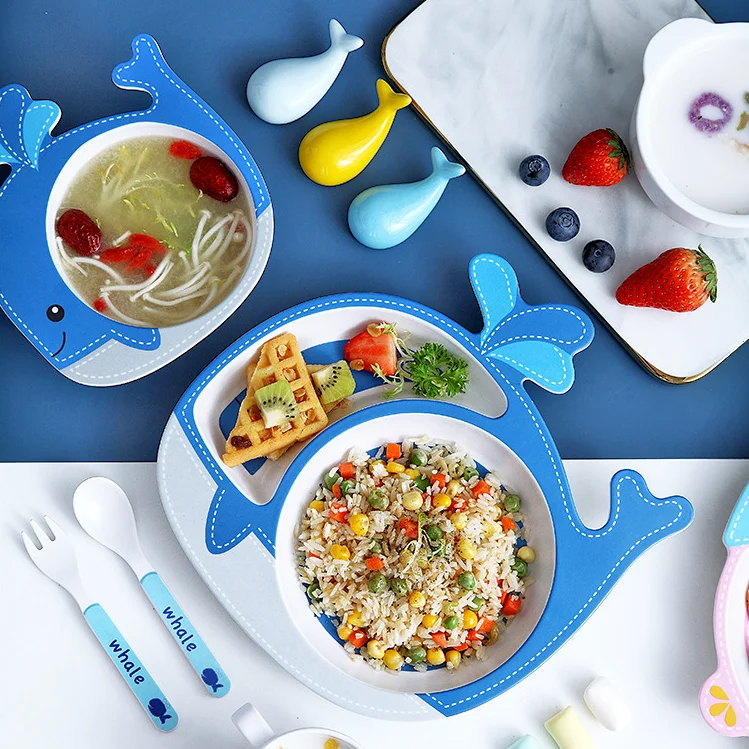 5 Pcs Dinnerware Set Bamboo Fun Flatware Set Cutlery Reusable Flatware with Plate Bowl Cup Spoon Fork Set KidsTableware Gift Box
5 Pcs Dinnerware Set Bamboo Fun Flatware Set Cutlery Reusable Flatware with Plate Bowl Cup Spoon Fork Set KidsTableware Gift Box