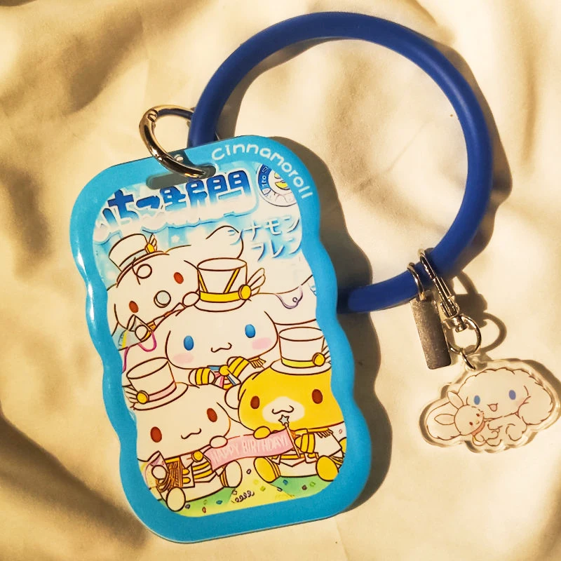 Sanrio Cinnamoroll Card Sleeve Kawaii Student Bracelets Meal Cards Cover Protective Case Keychain Doll Pendant Toy Girls Gifts
Sanrio Cinnamoroll Card Sleeve Kawaii Student Bracelets Meal Cards Cover Protective Case Keychain Doll Pendant Toy Girls Gifts