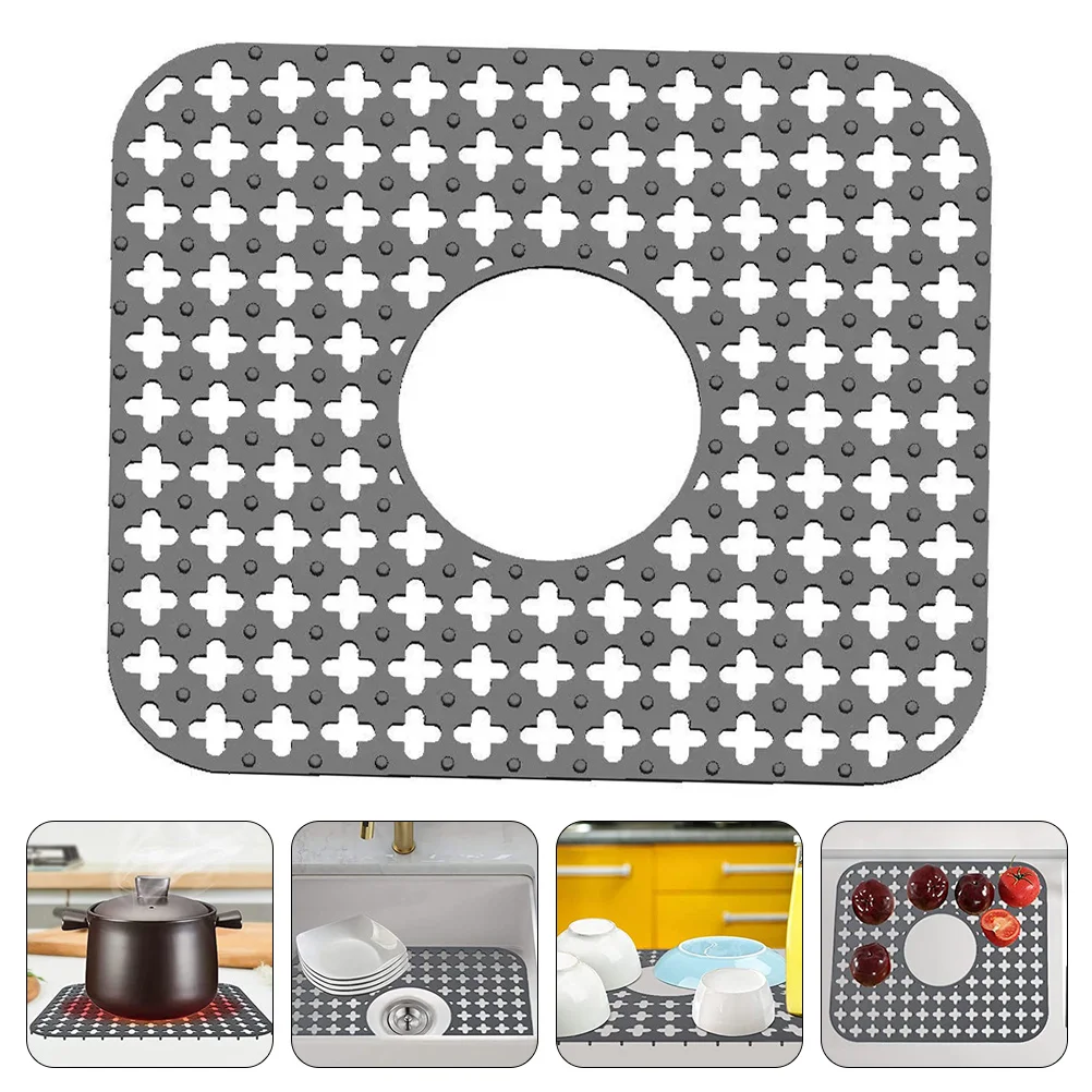 Sink Mat Kitchen Pad Protector Silicone Draining Matsbottom Drain Countertop Dish Protectorsdrying Hollowdrainer Grid Rubber
Sink Mat Kitchen Pad Protector Silicone Draining Matsbottom Drain Countertop Dish Protectorsdrying Hollowdrainer Grid Rubber