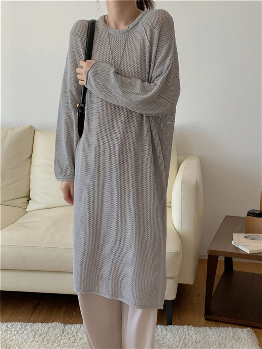 Осенний трикотажный свитер HziriP 2022, женские элегантные свободные шикарные пуловеры с вырезами, повседневные стильные повседневные женские ...
Осенний трикотажный свитер HziriP 2022, женские элегантные свободные шикарные пуловеры с вырезами, повседневные стильные повседневные женские ...